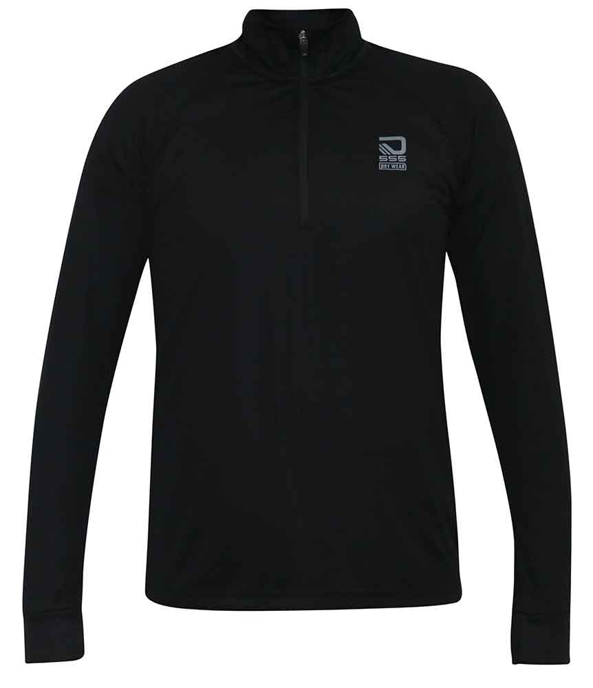 D555 Duke Drywear Polyester 1/4 Zip Activewear T-Shirt Plus Size