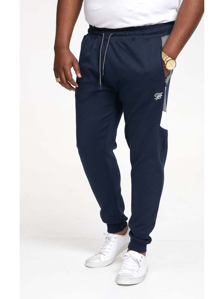 D555 Duke Couture Tracksuit Full Zip Two-Tone Navy Sweatshirt and Joggers