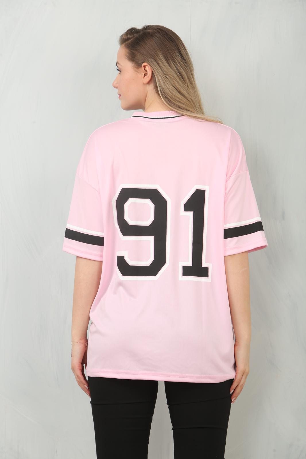 Oversized LA 91 Football Varsity T-shirt