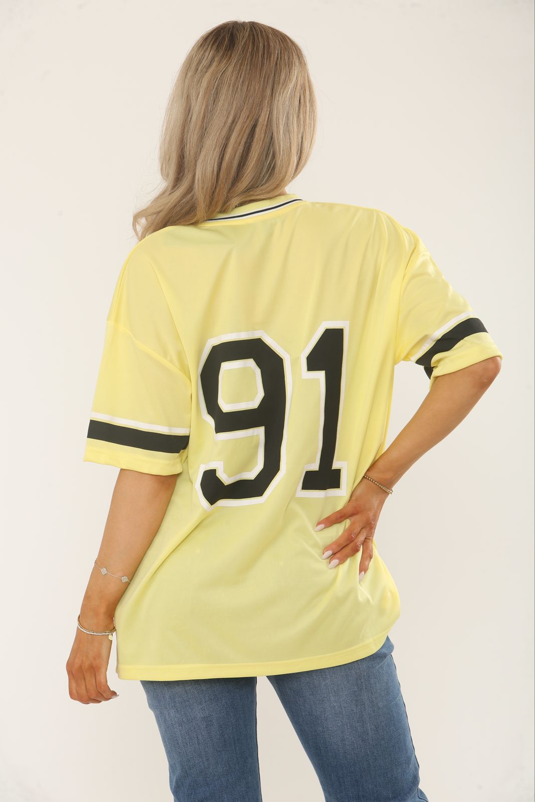 Oversized LA 91 Football Varsity T-shirt