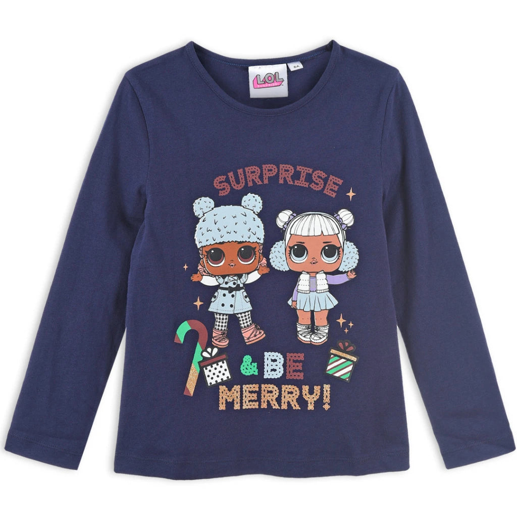 L.O.L. Surprise Dolls Christmas Winter Theme Long Sleeve T-Shirt