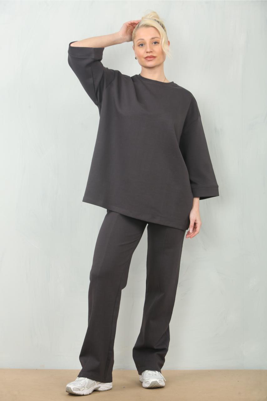 Oversized Thick Relaxed Fit T-shirt & Trouser Co-Ord Lounge Set