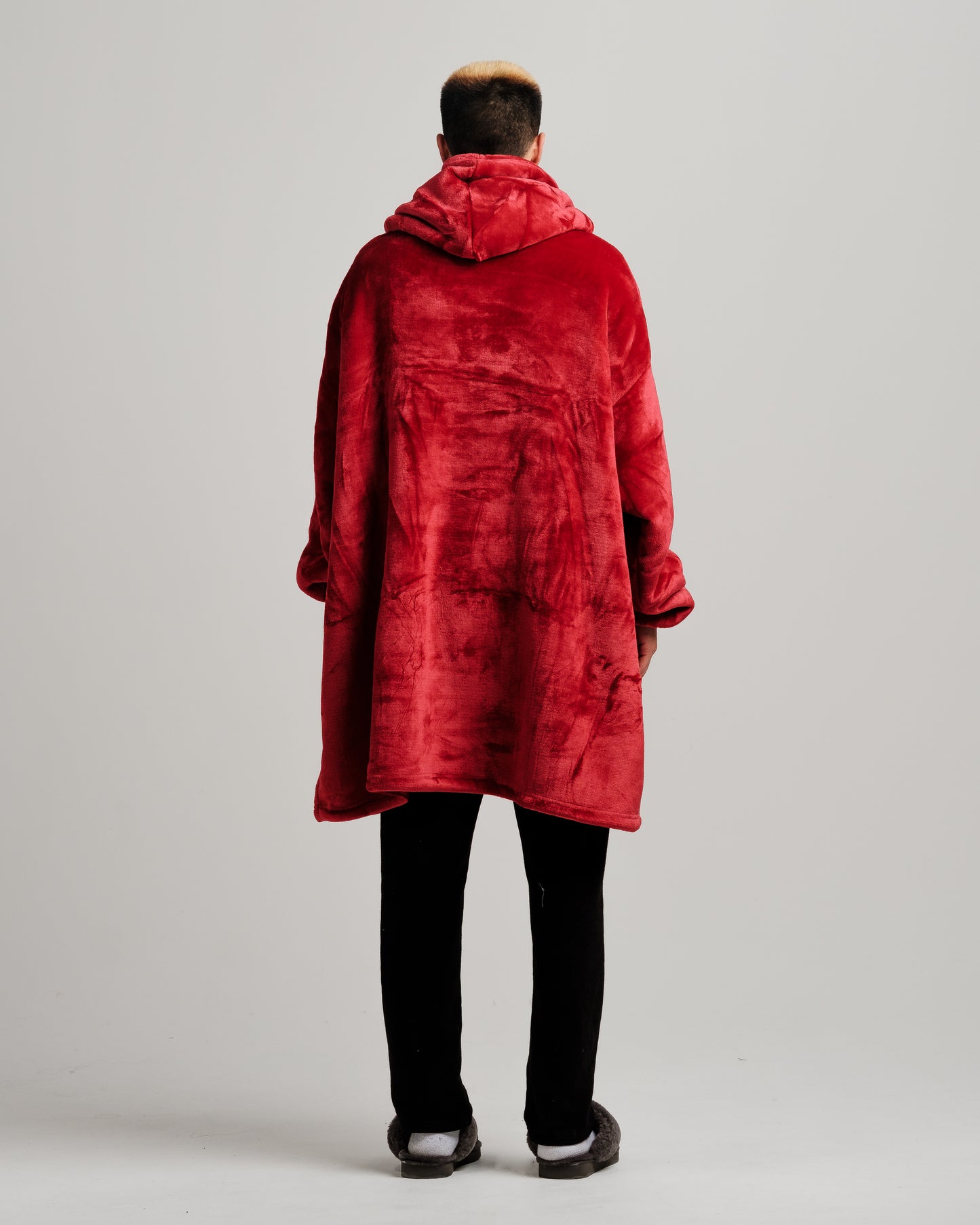 Oversized Hoodie Extra Thick Sherpa Fleece Lined Soft Blanket Hoodies UK Stock