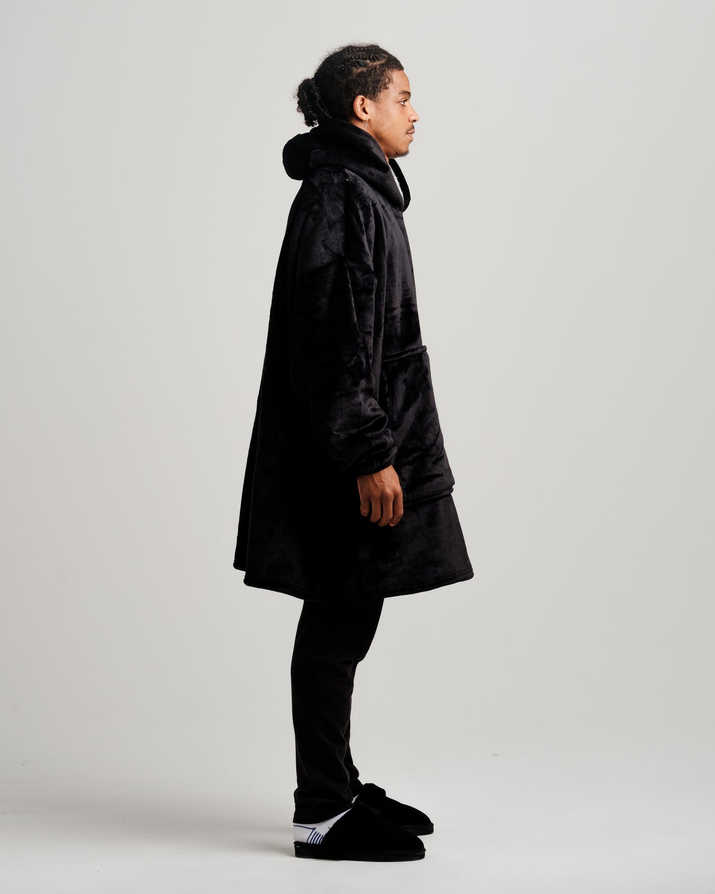 Oversized Hoodie Extra Thick Sherpa Fleece Lined Soft Blanket Hoodies UK Stock