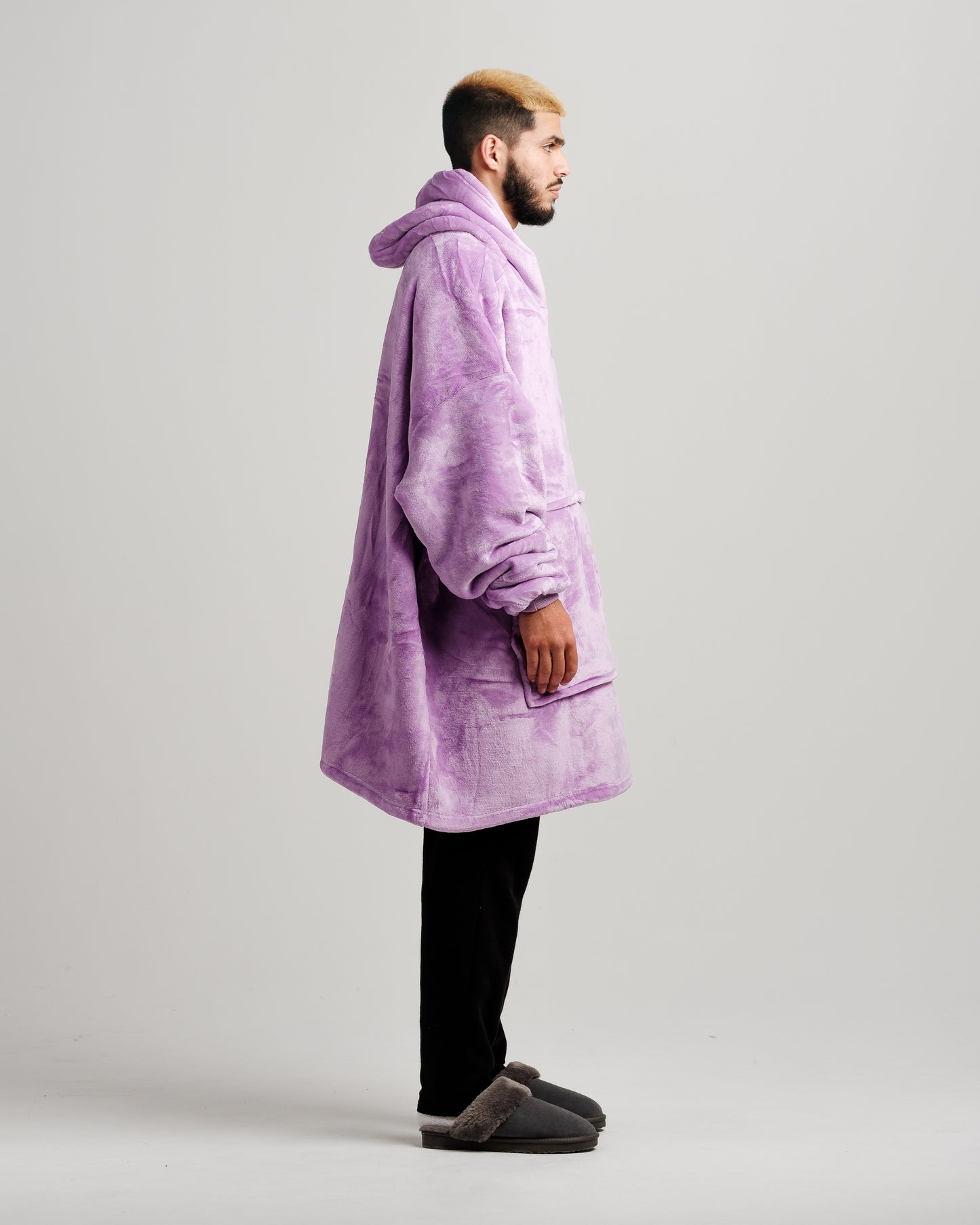 Oversized Hoodie Extra Thick Sherpa Fleece Lined Soft Blanket Hoodies UK Stock