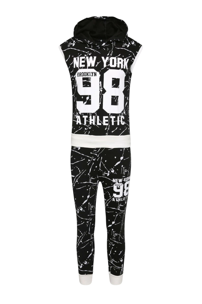 New York 98 Athletic Top and Leggings Sets