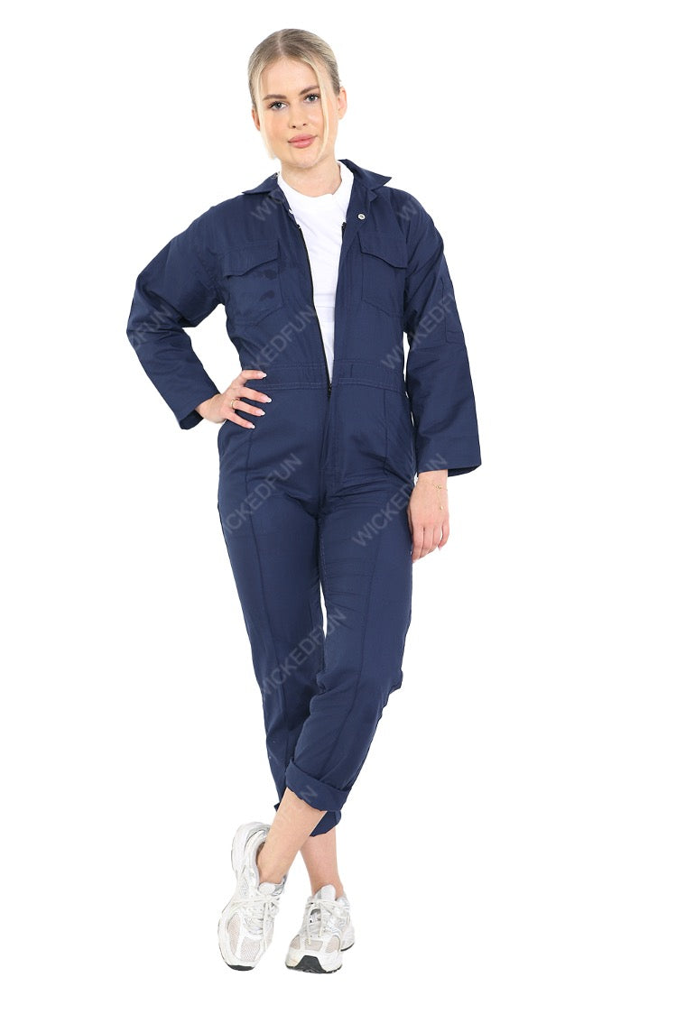 Unisex Adult Halloween Mike Myers Costume Overalls & Mask Set