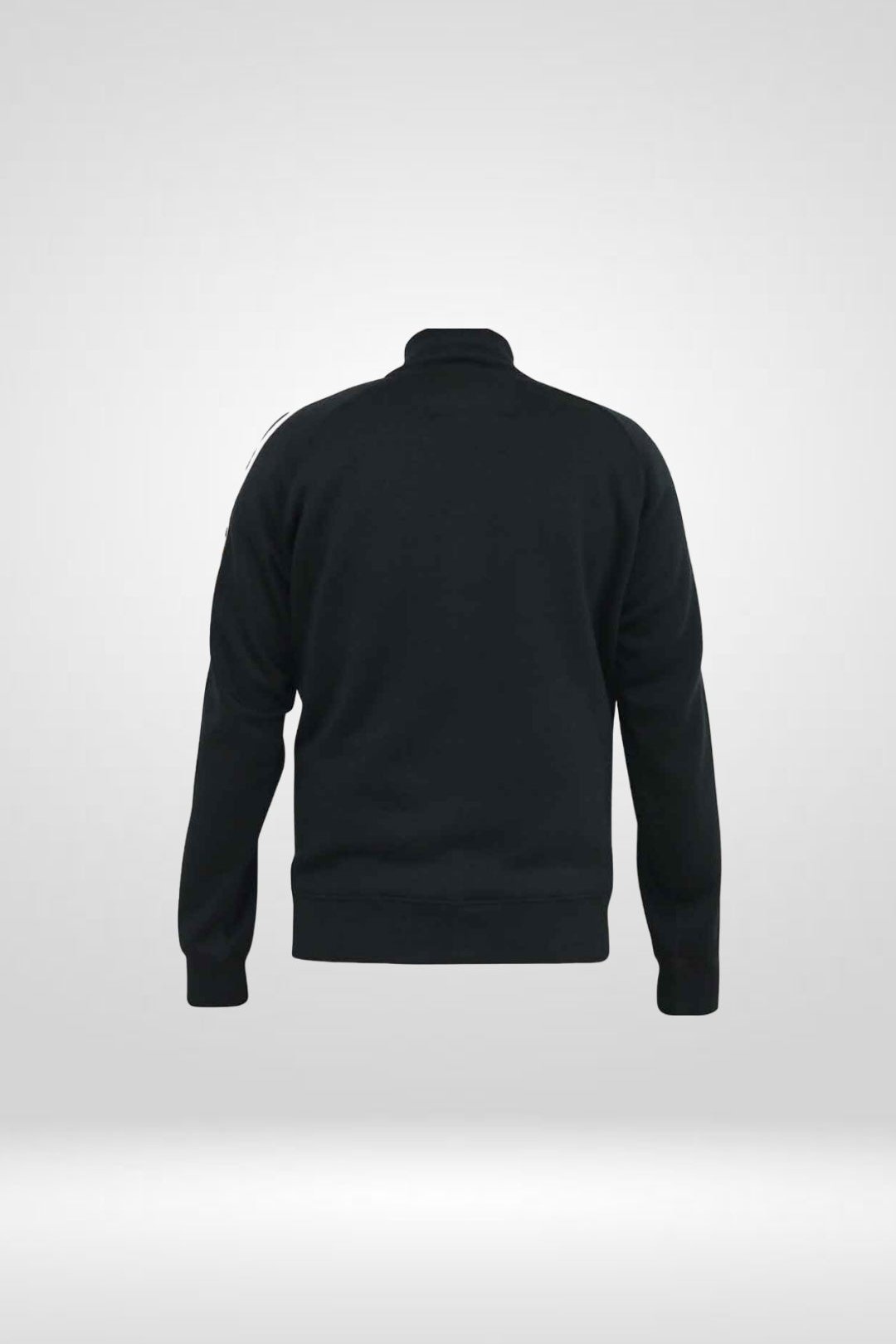 D555 Black Full Zip Striped Sweatshirt Jacket S-8XL