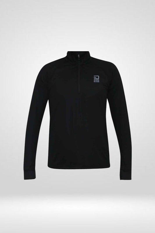 D555 Drywear Polyester 1/4 Zip Activewear T-Shirt Plus Size