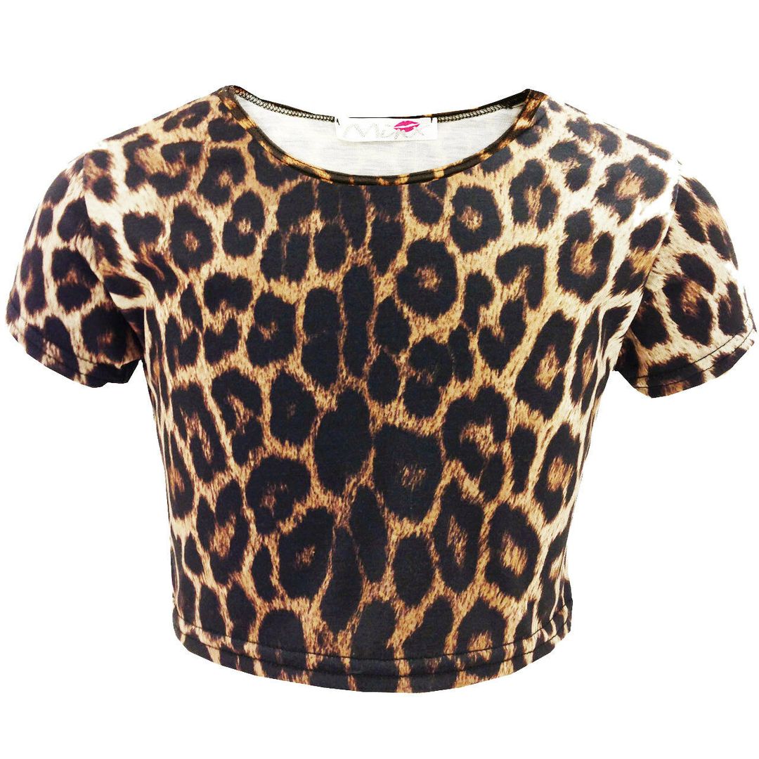 Leopard Print Crop Top