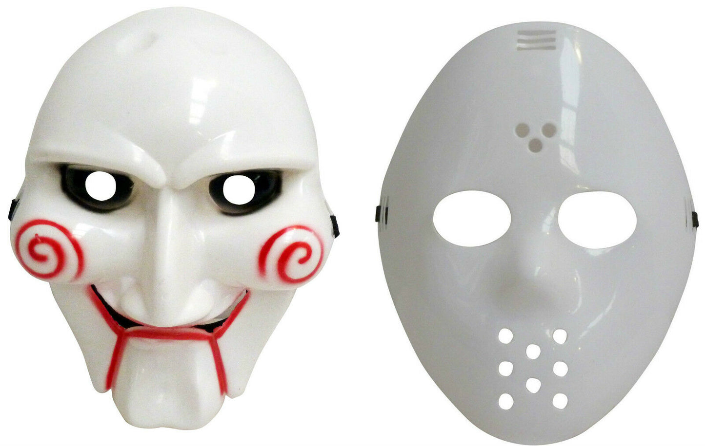 Horror Clown & Jason Halloween Mask Set.