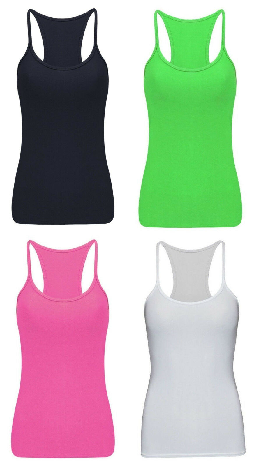 Girls Razor Back Vest Top