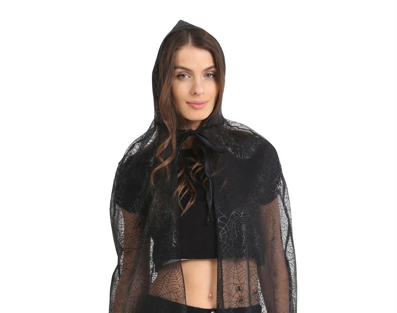 Black Spider Web Cape.