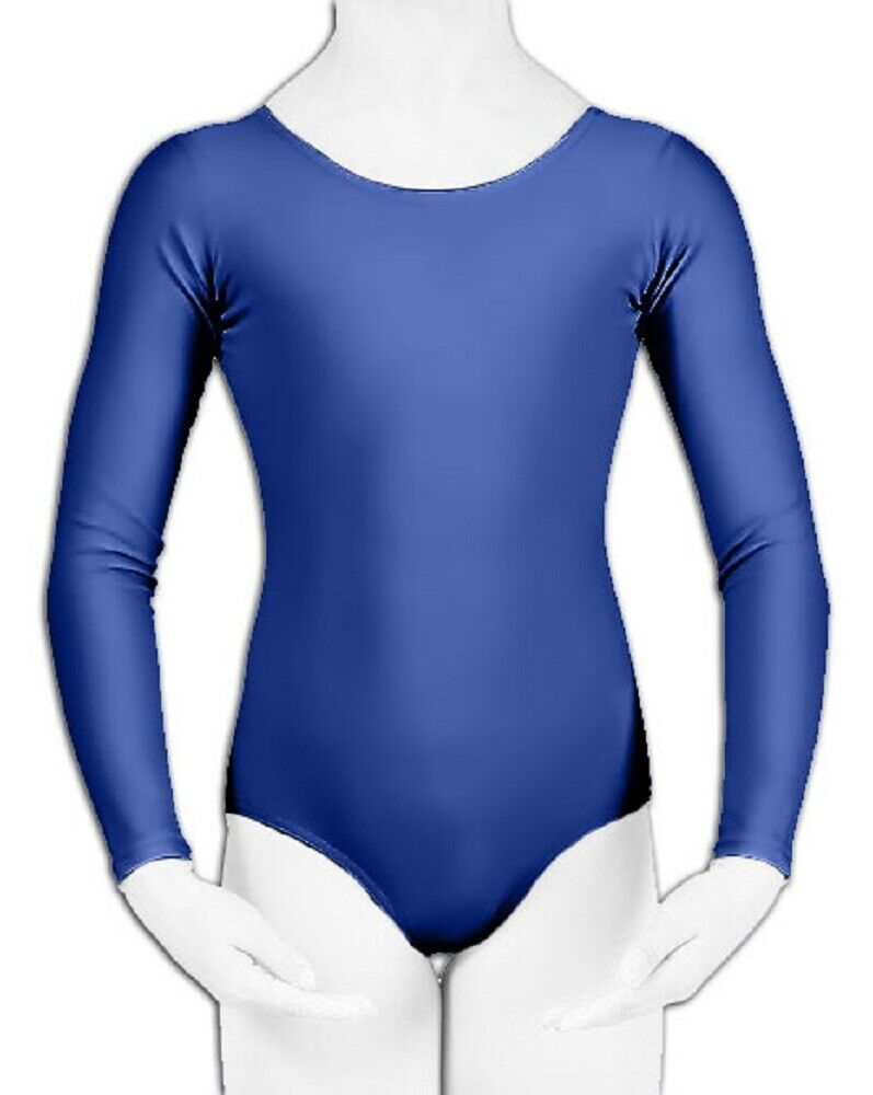 Royal Blue Long Sleeve Leotard.