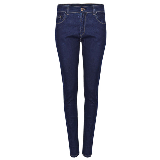 Ladies Mid Wash Skinny Fit Jeans.