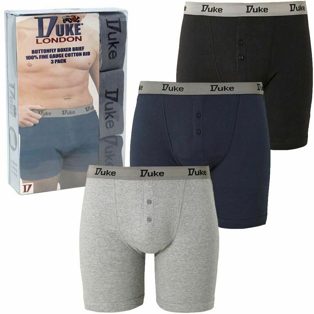 D555 Duke 3-Pack Cotton Boxer Briefs