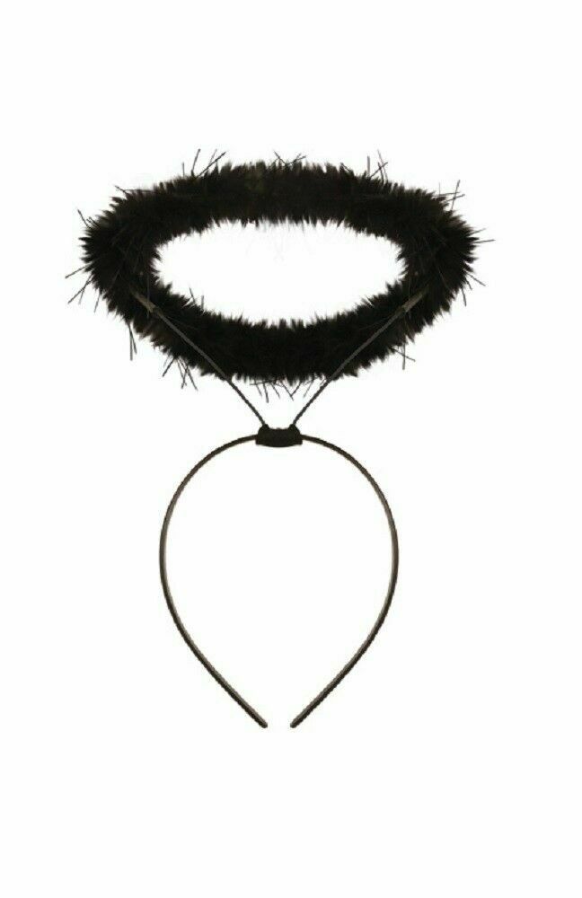 Halloween Black Angel Halo