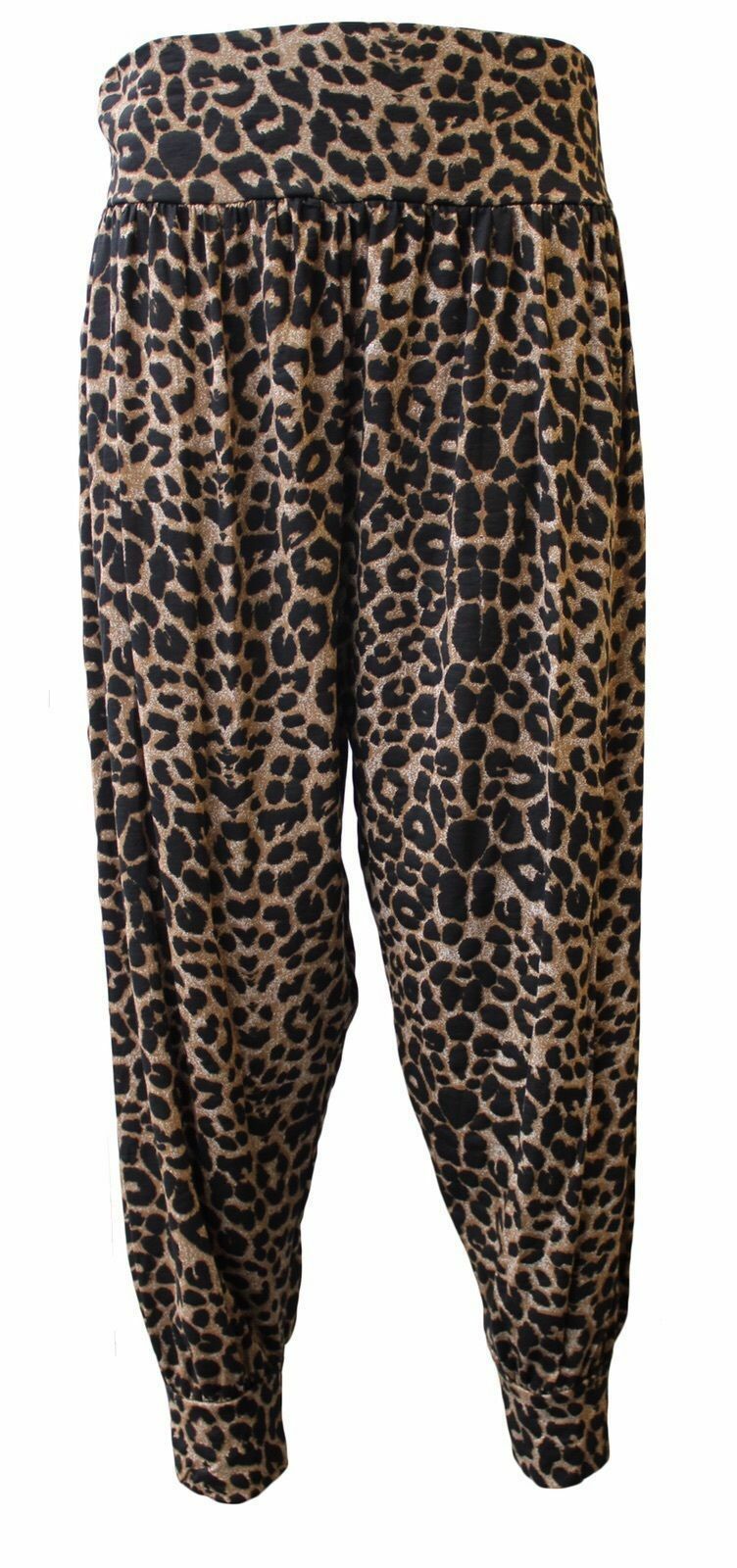 Children's Leopard Harem Trousers.Ages 5-13. Perfect As Loungewear Or To Go Over Dance Leggings/ Gymnastic Leotards. They Have An Elasticated Waist And Cuffs For Comfort