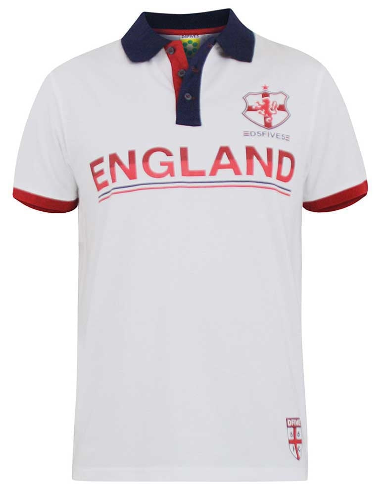 Unisex England World Cup Lions Lionesses Football Duke Polo T-Shirt