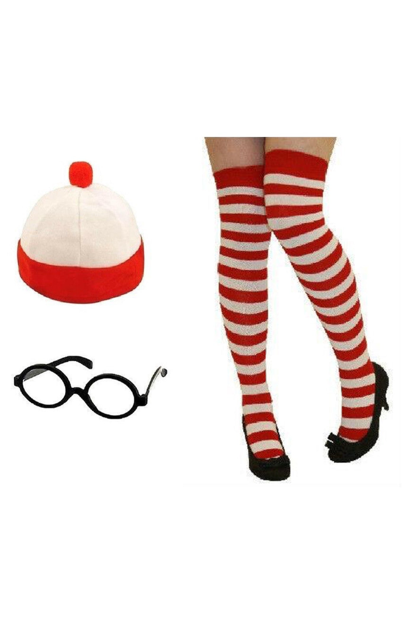 Women's Where's Wally Costume Set