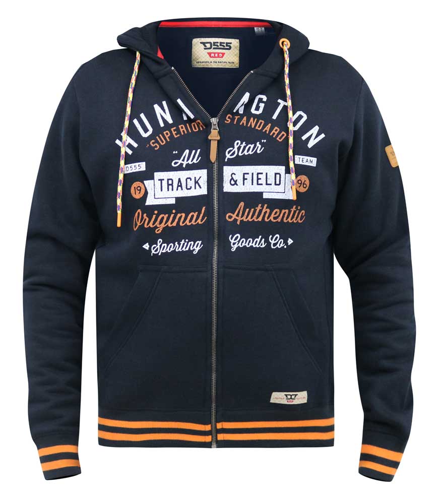 Navy Duke D555 Hooded Motorcycle Sweatshirt Hoodie