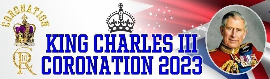 Girls Union Jack King Charles III Coronation 3/4 Length T-Shirt