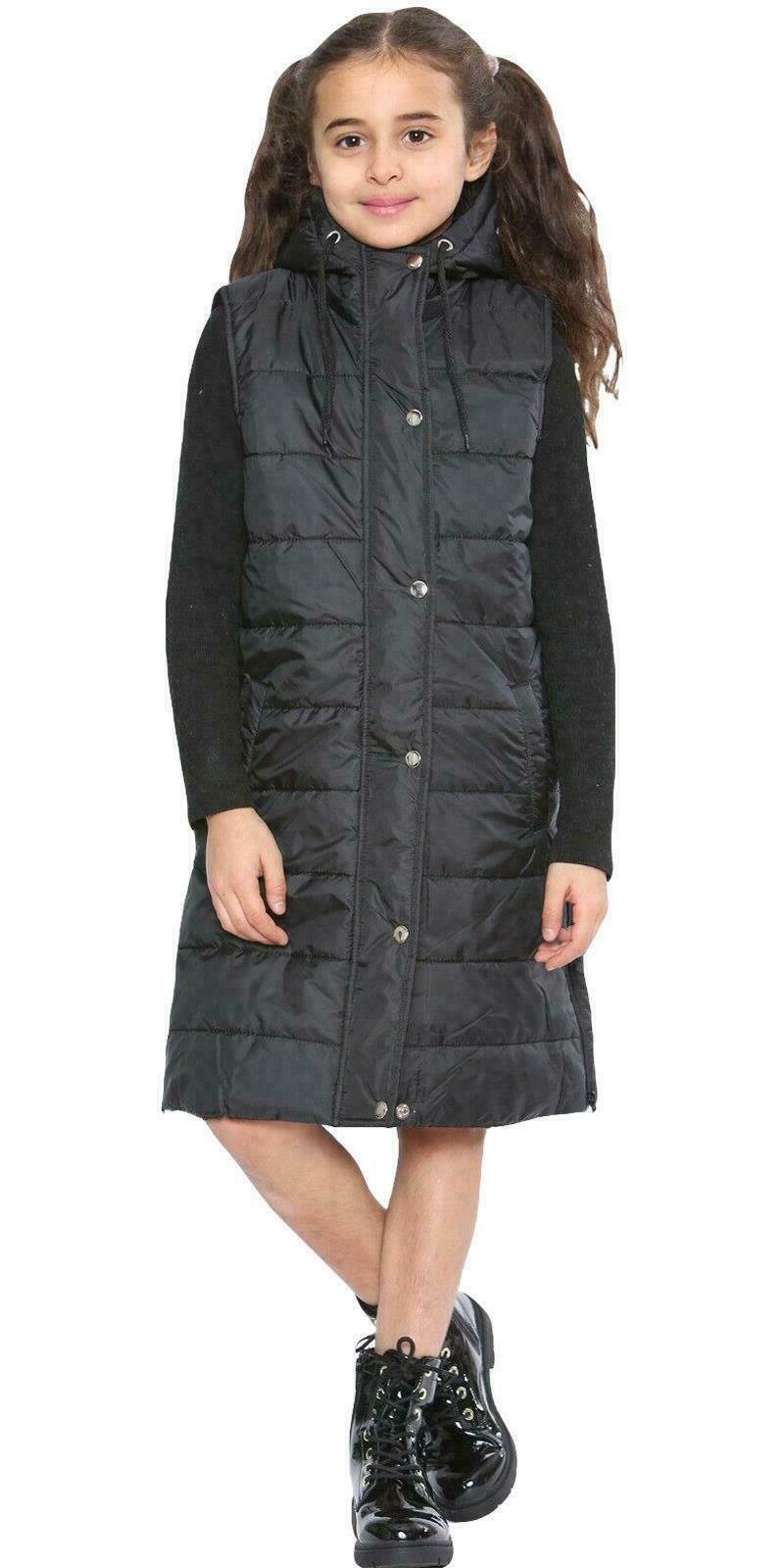 Long Hooded Gilet Jacket