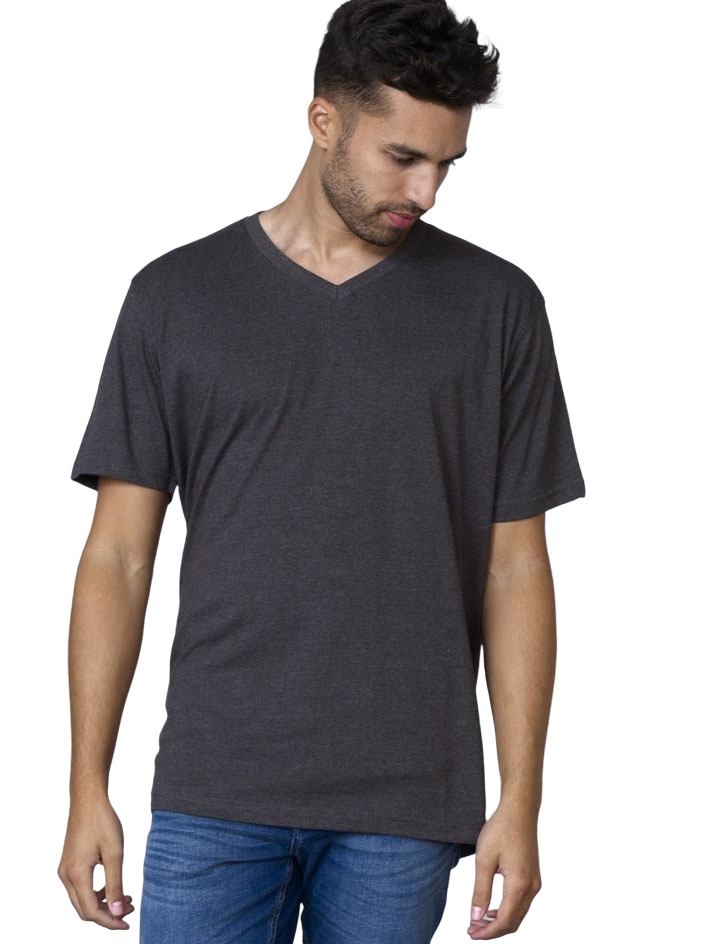 D555 Duke V-Neck Premium Weight Cotton Short Sleeve T-Shirts
