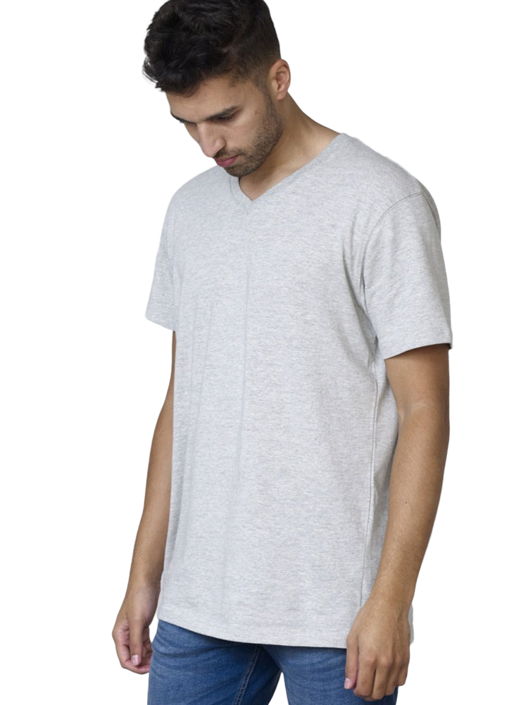D555 Duke V-Neck Premium Weight Cotton Short Sleeve T-Shirts