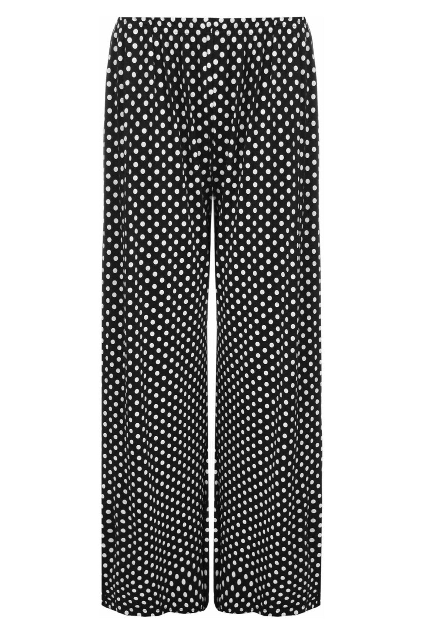 Wide Pattern Palazzo Trousers