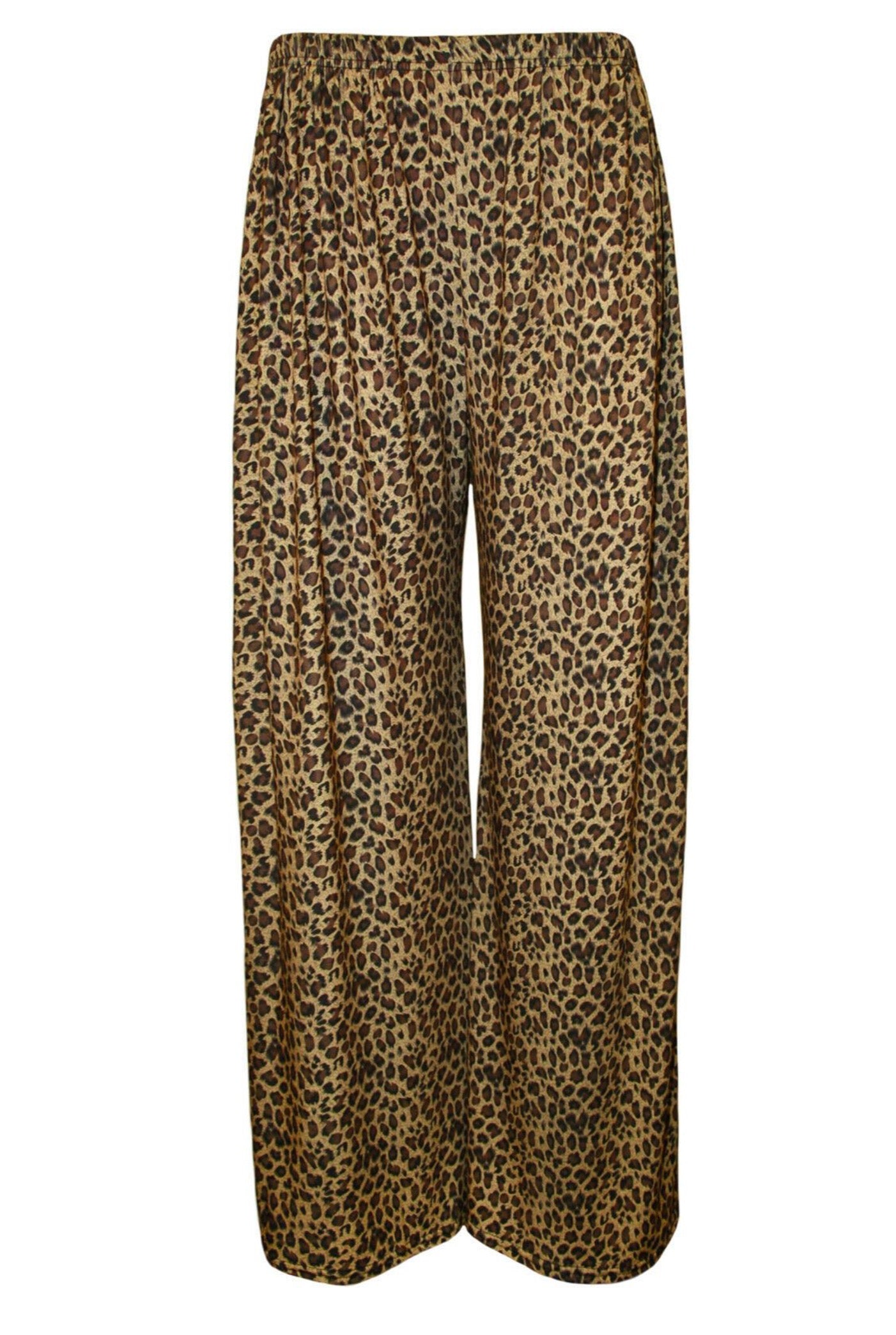 Wide Pattern Palazzo Trousers