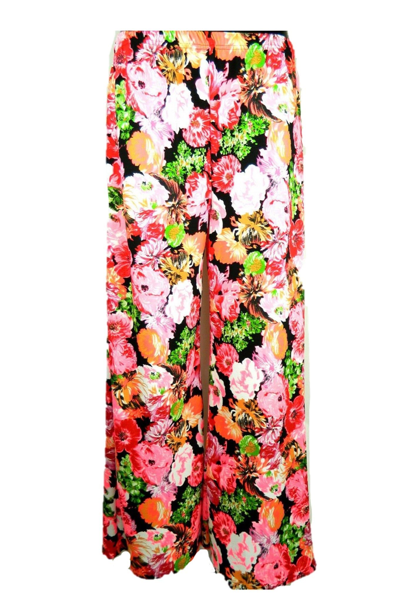 Wide Pattern Palazzo Trousers