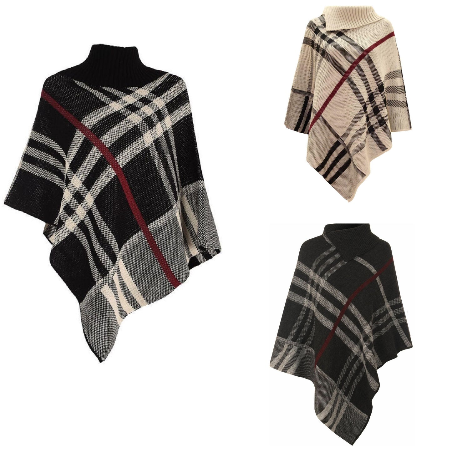 Tartan Ponchos