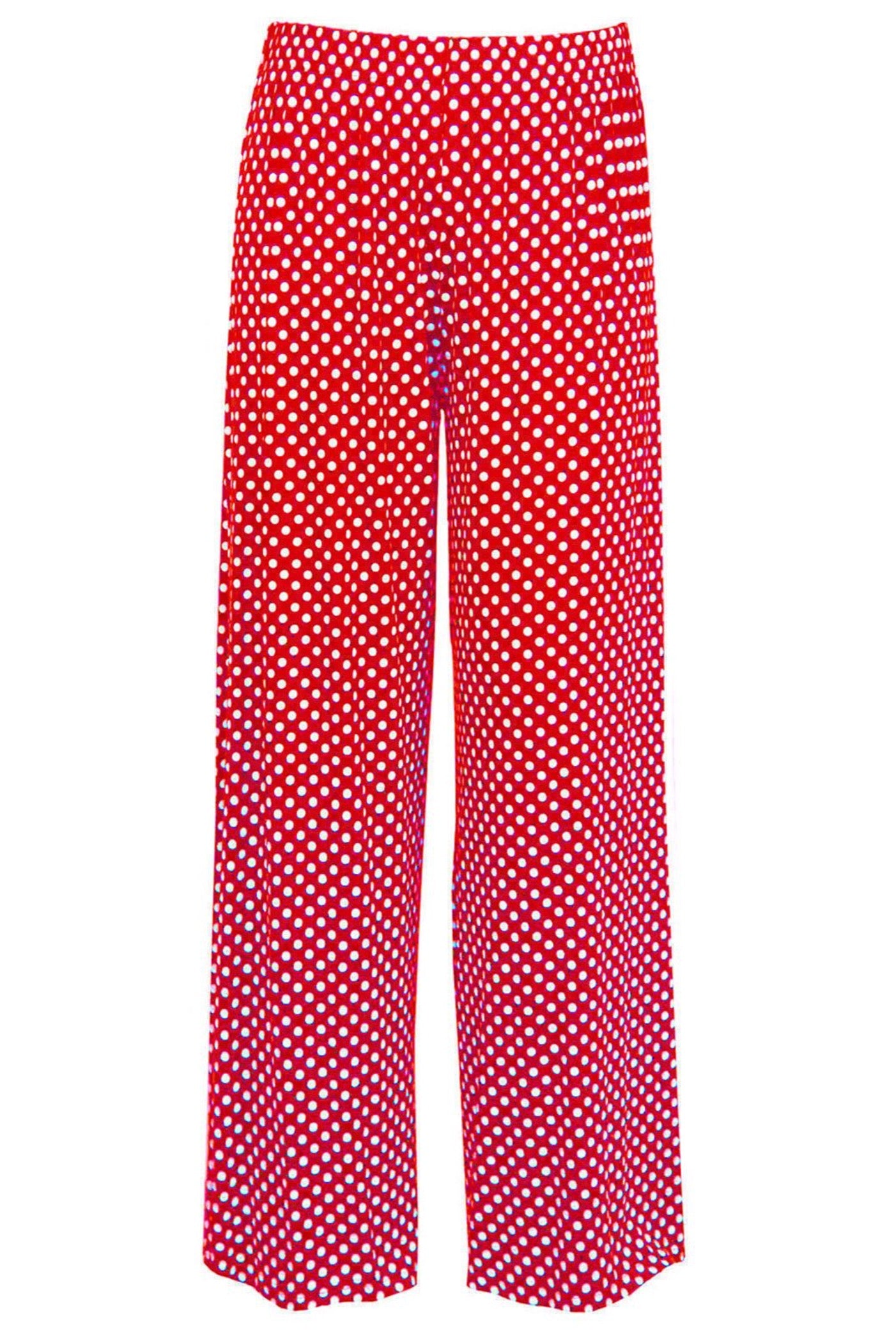 Wide Pattern Palazzo Trousers