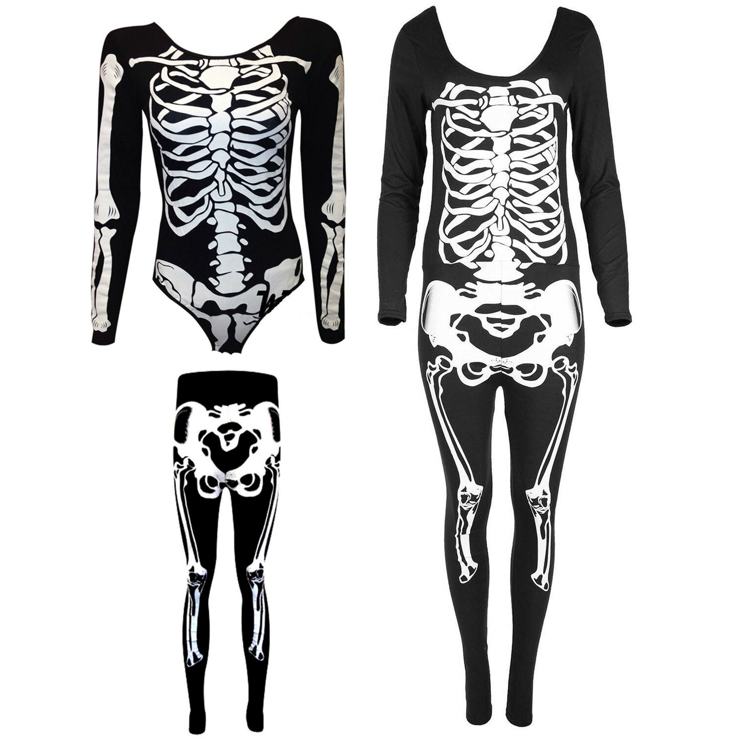 Skeleton Bodysuit Jumpsuit & Leggings
