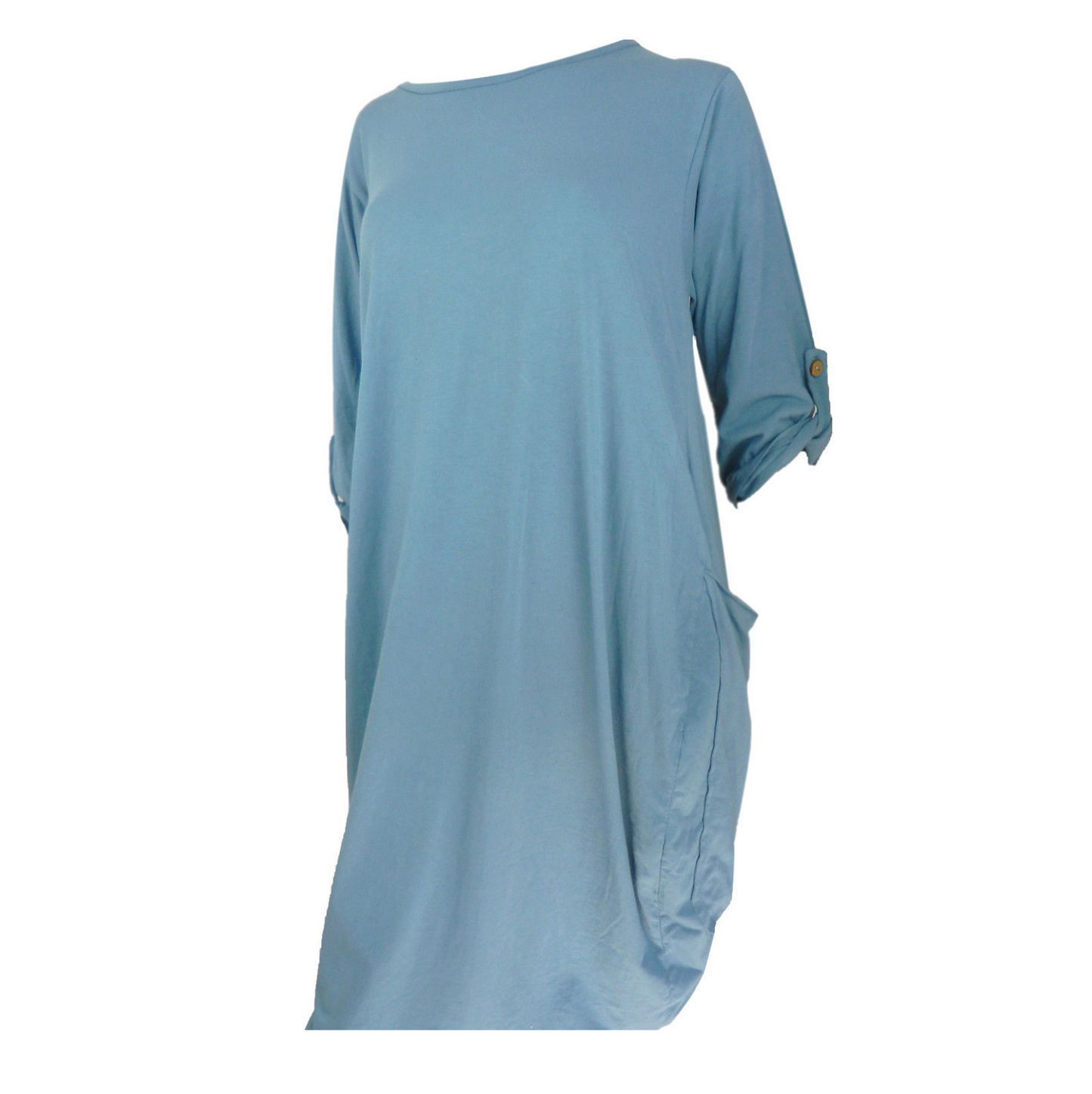 Italian Boho Long Sleeve Tunic Dress