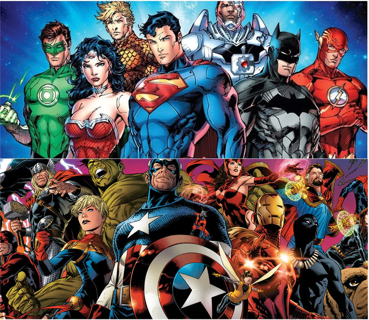 Marvel and DC Comics