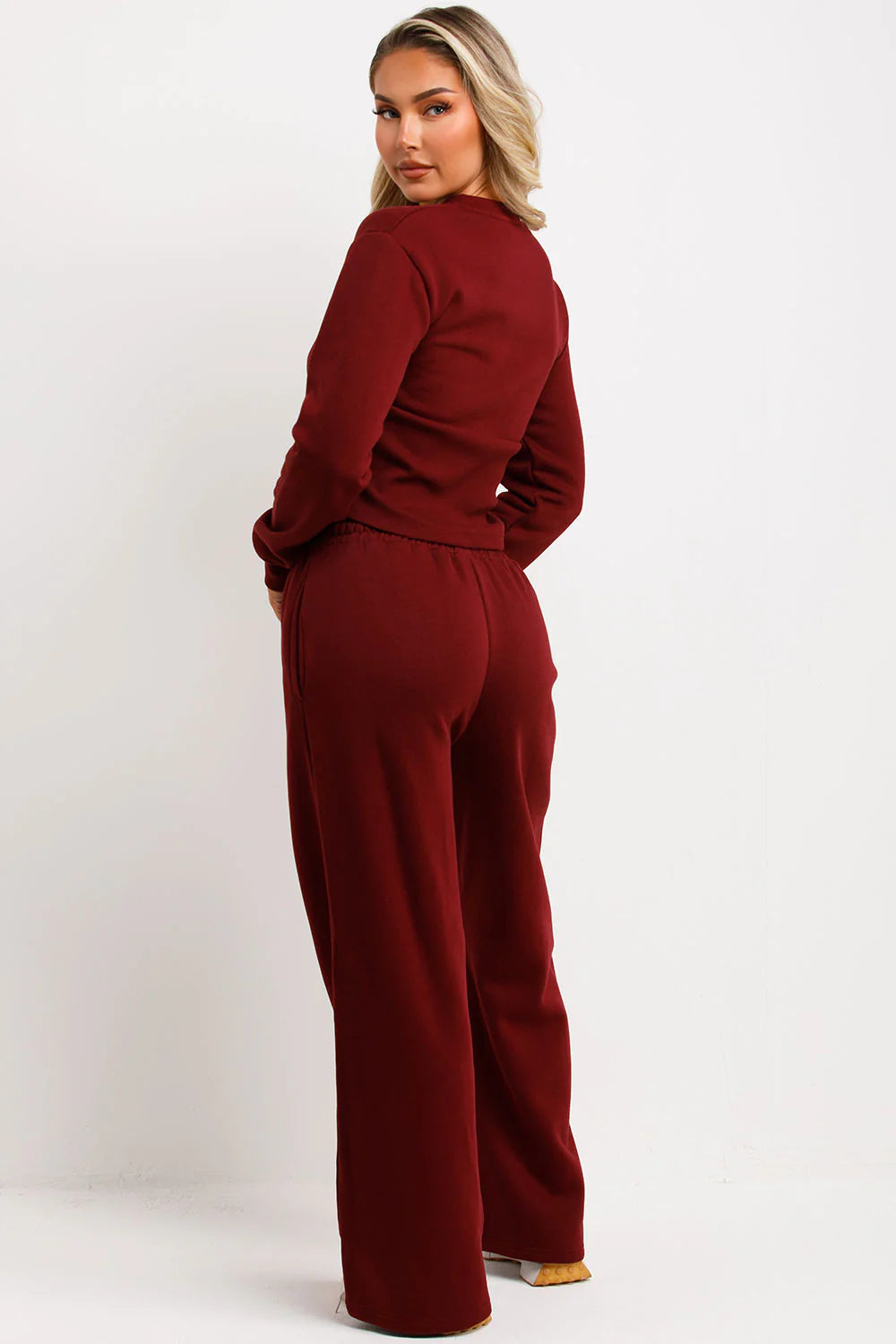 Corset Zip Up Sweatshirt and Joggers Tracksuit