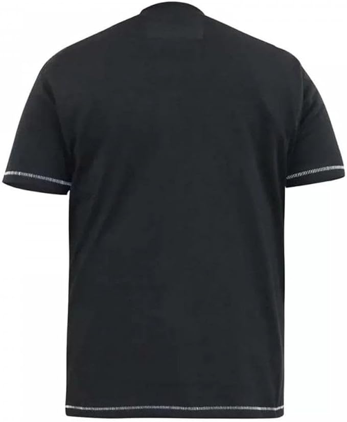 D555 Black Retro Car Print T-Shirt Plus Size