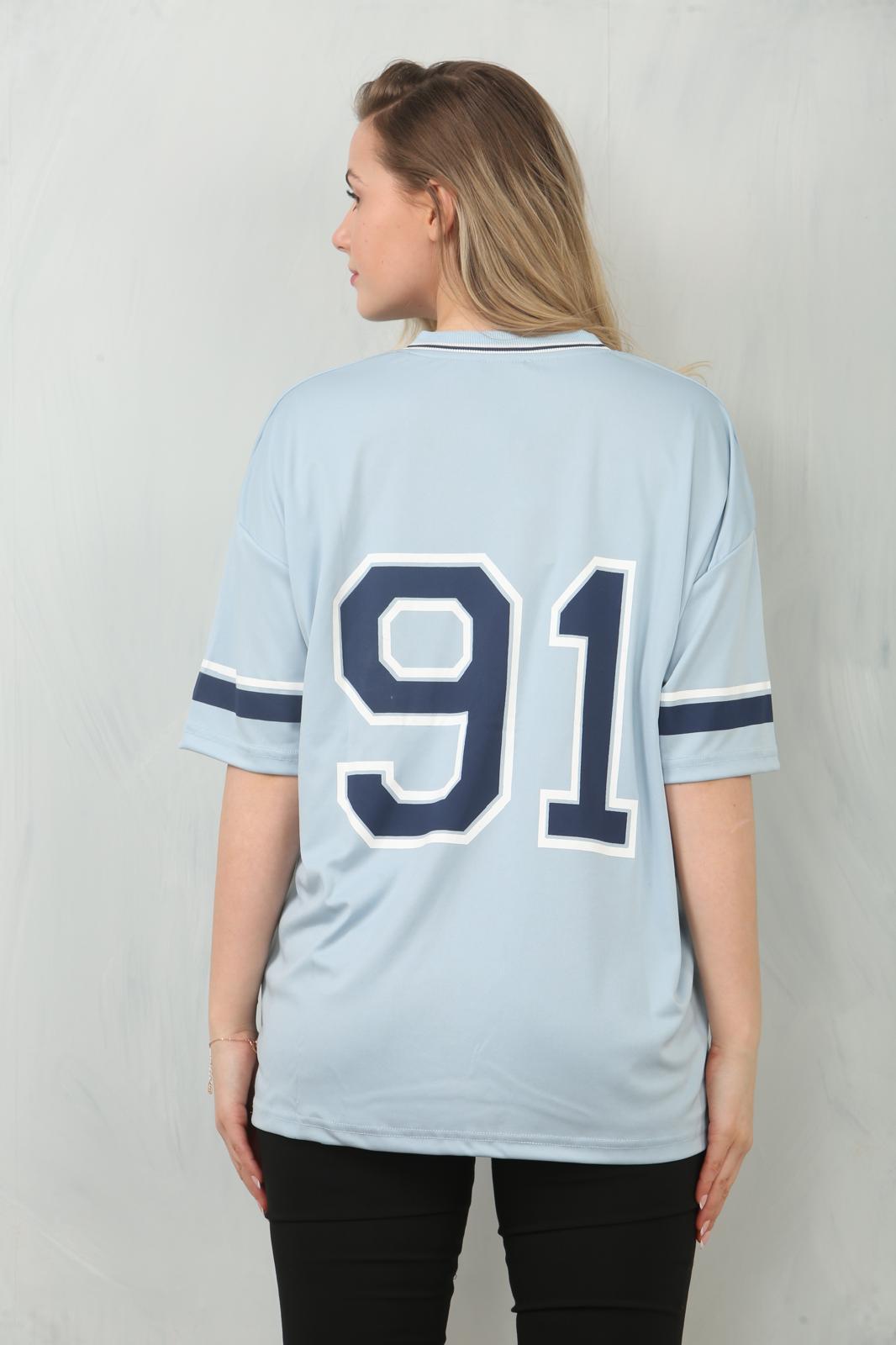Oversized LA 91 Football Varsity T-shirt