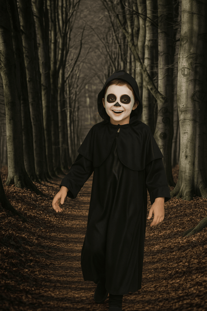 Kids Black Reaper Halloween Costume 7-12 years