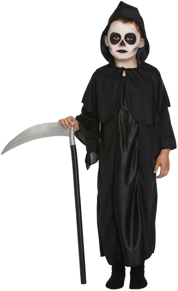 Kids Black Reaper Halloween Costume 7-12 years