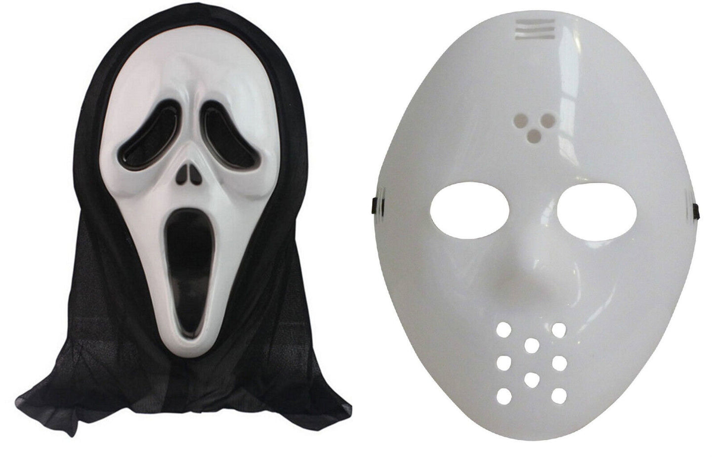 Halloween Horror Vendetta Saw Anonymous Hockey Clown Ghost Scream Masks