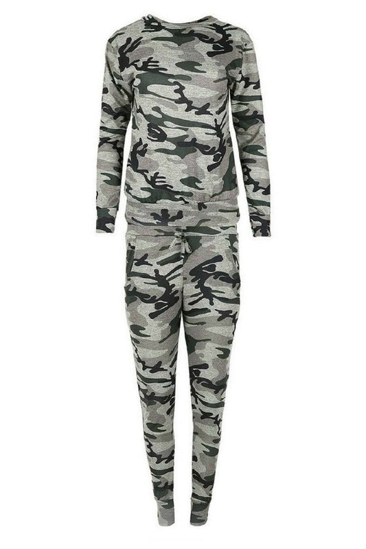 Army Camouflage Loungewear Set