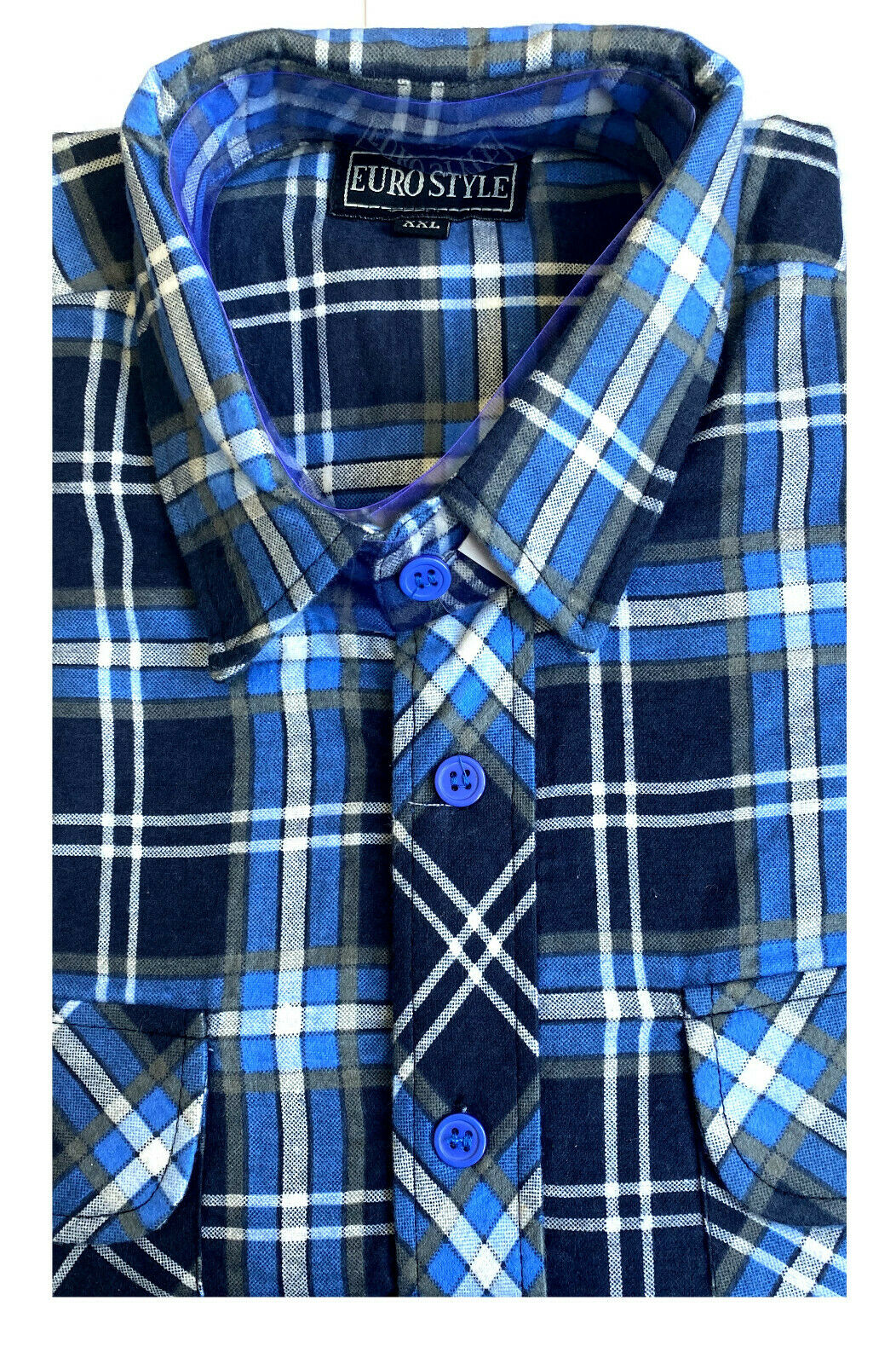 Men's Lumberjack Flannel Shirt In Multi Check Shirt.