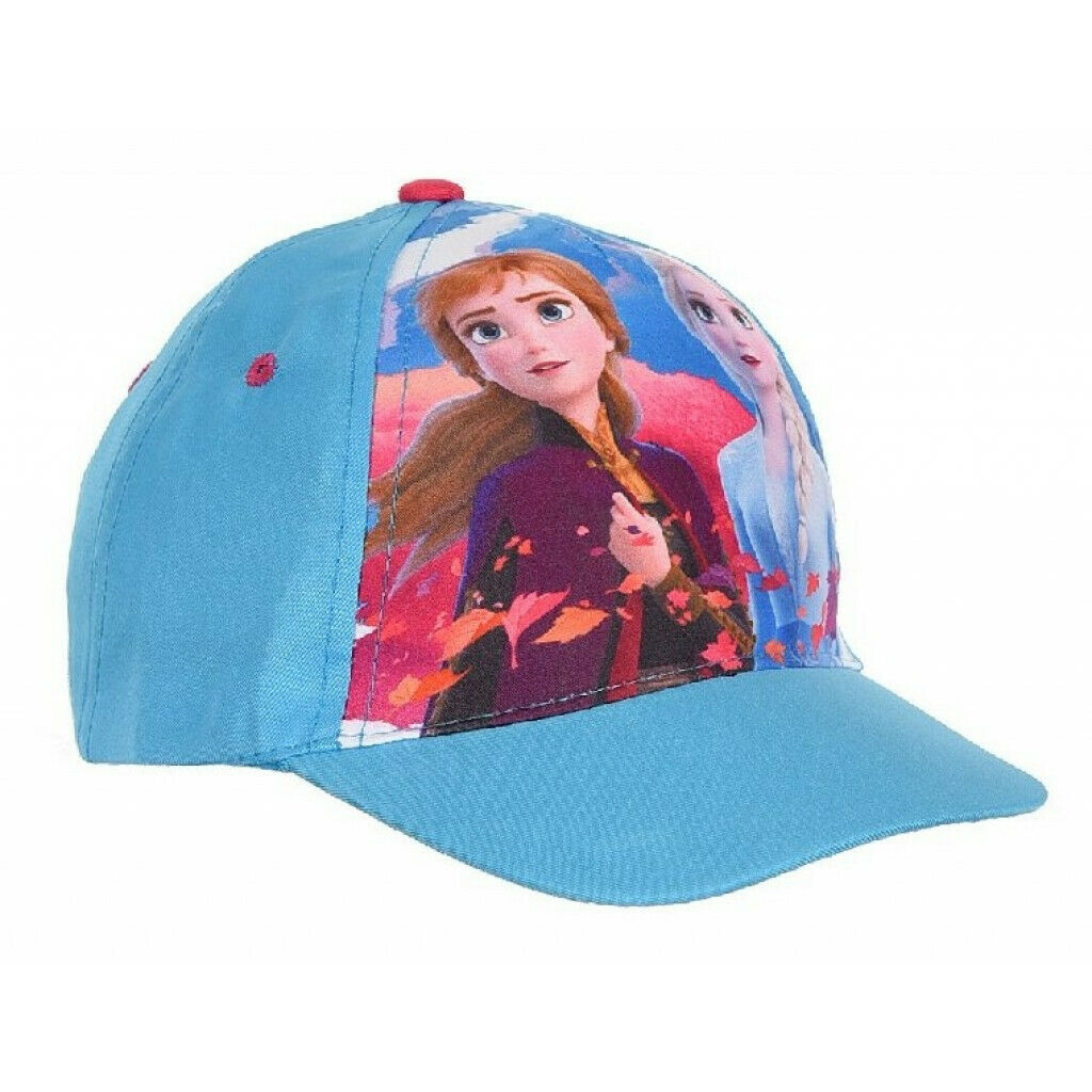 Elsa & Anna Turquoise Baseball Cap In A Second Design. Age 2 To 8. These Are Official Merchandise