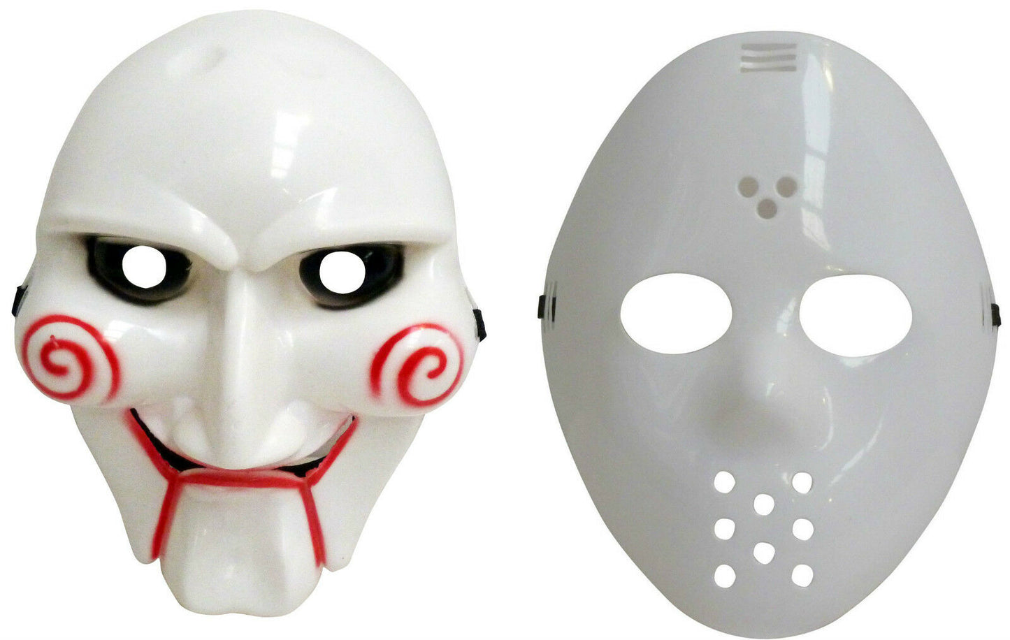 Horror Clown & Jason Halloween Mask Set.