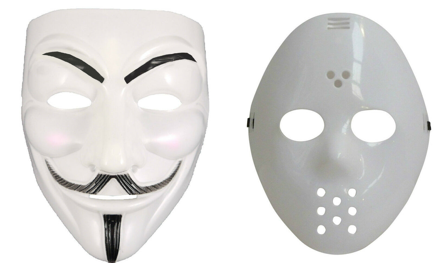Vendetta & Jason Halloween Mask Set.