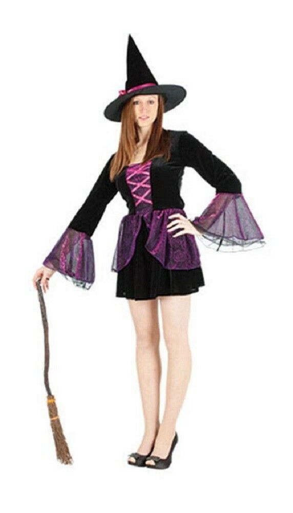 Ladies Witch Halloween Costume.
