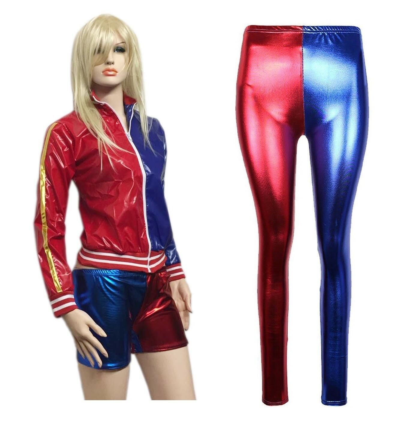 Adult "Harley Quinn" Inspired Outfit. You Can Mix And Match How You Want Your Outfit.Sizes Are 8-18. 